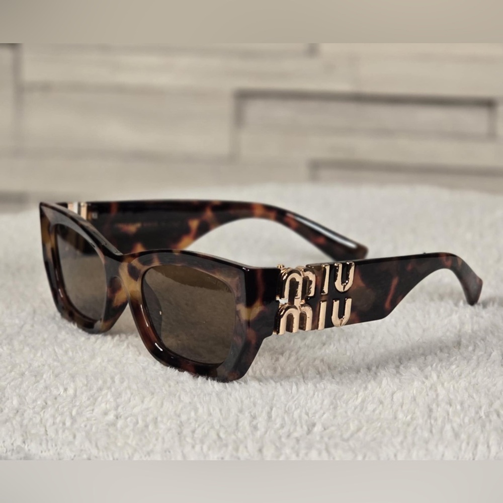 Miu Miu Brown Tortoise Sunglasses